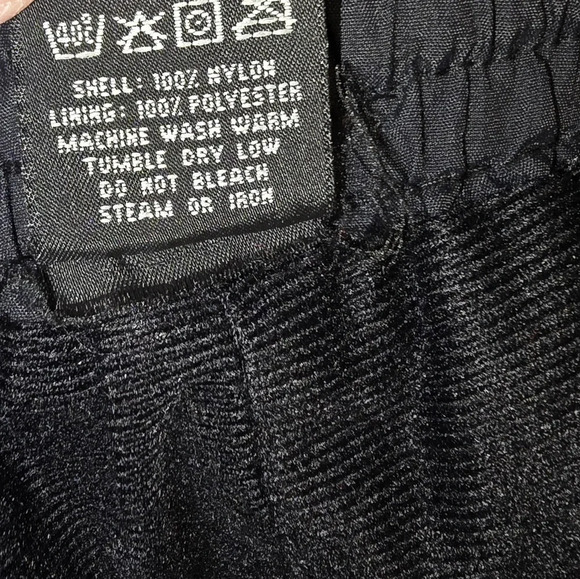 Outersport Black Nylon Water Resistant Cold Weather Pants Outdoor Men's 2XL XXL - Picture 7 of 8